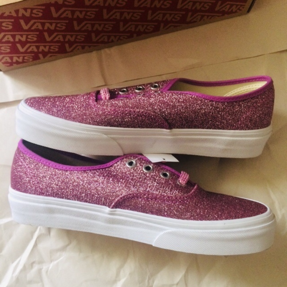 Last 1 ❤️ Vans Lurex Glitter Authentic Shoes - Picture 5 of 8